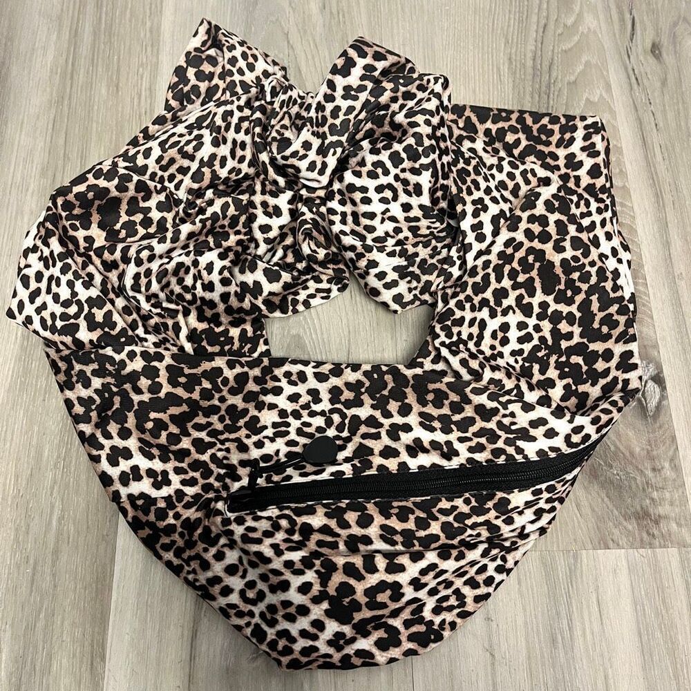 SholdIt Leopard Print Animal Print Infinity Scarf in OS